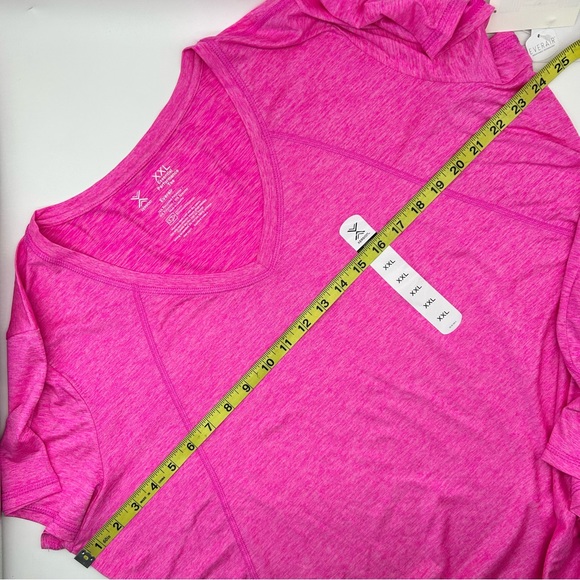 Xersion Women's Pink Active V Neck Short Sleeve T-Shirt Sizes S M L XL XXL - Picture 16 of 16